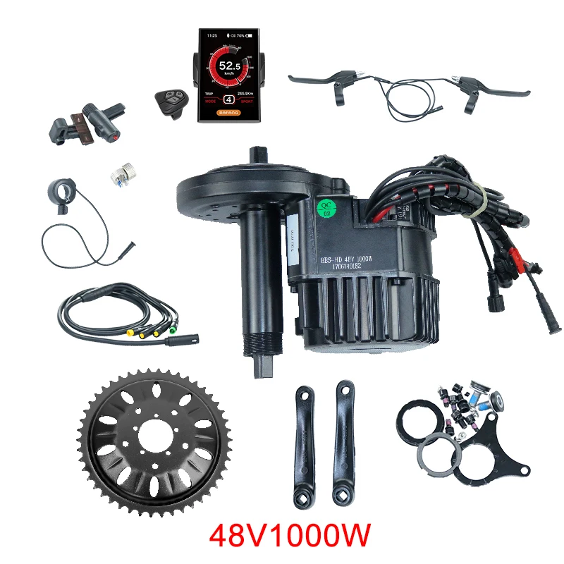 Excellent Bafang Motor 36V 250W 350W 500W 48V 750W 1000W BBS01 BBS02 BBSHD BBS03 Electric Motor DIY Ebike Kit Electric Bike Conversion Kit 4