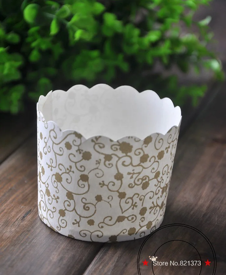 Free Shipping new white lace print cupcake party wedding ...