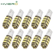 Wholesale 10X T10 194 168 501 Pure White Red Blue 1210 3528 28SMD 28 LED W5W Car Side Wide Wedge Tail Light 28SMD Bulb Lamp NEW