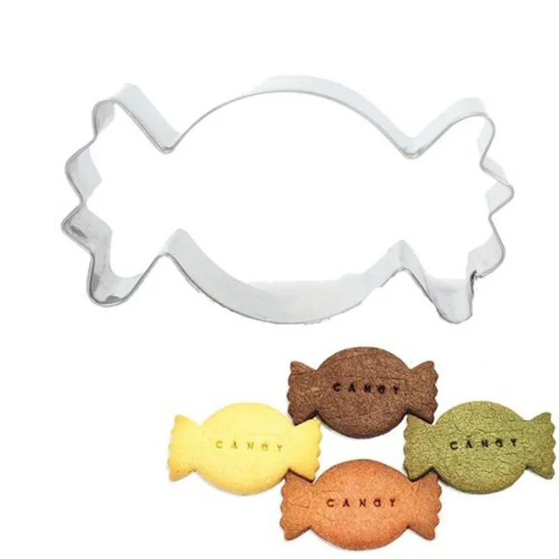 

Stainless Steel Candy Shape Cookie Cutter Biscuit Cake Baking Mold Mould Tool For Kids Kitchen Tools