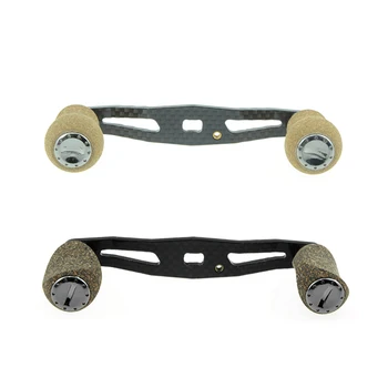

Fishing Reel Handle Carbon Fiber Fishing Reels Handle For Baitcasting 2 Bearings Per Knob