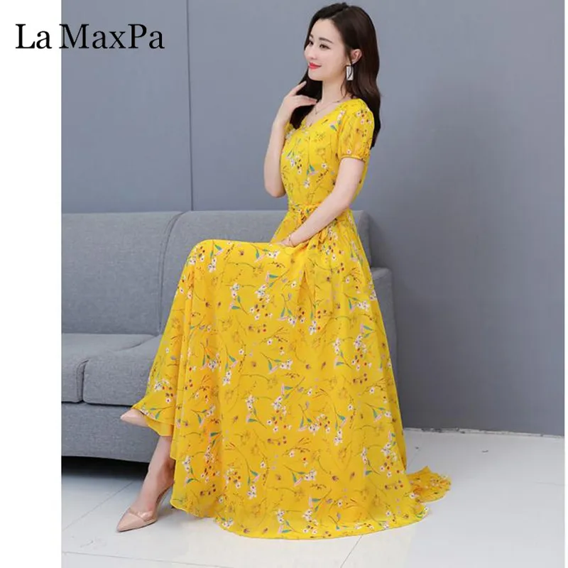 La MaxPa, Новое поступление, летние платья для женщин,, подиум, высокое качество, Цветочное платье миди, элегантное, тонкое, винтажное, Пляжное Платье, vestidos