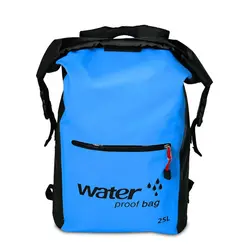 25L Складной Водонепроницаемый рюкзак для плавания сухая сумка-ведро рафтинг Каякинг каноэ плавание треккинг ранец для дайвинга B