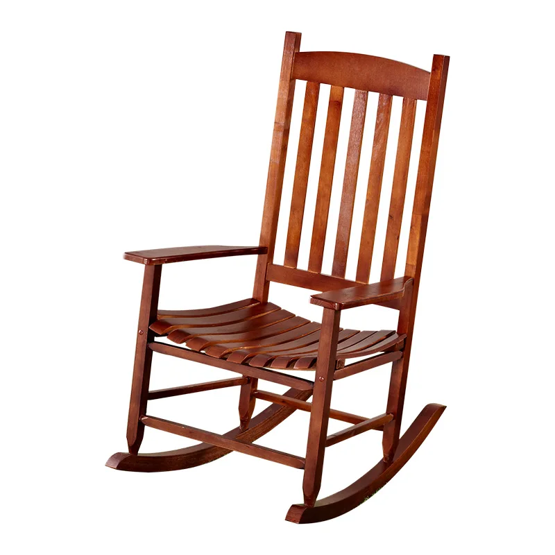 garden and patio wooden rocking chair solid wood rocker american