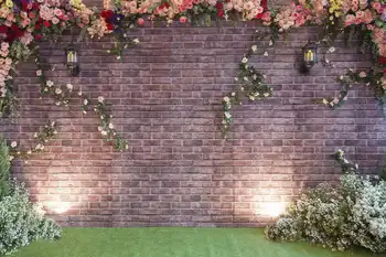 

Brick Wall Theme Background Photographic 250x250cm Floral Photo Studios foto background Green Chromakey