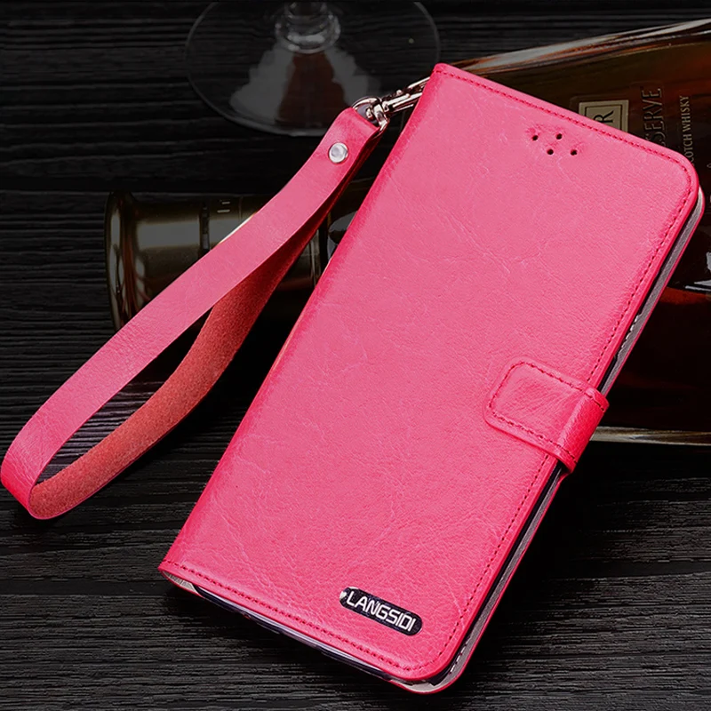 

Fashion plain weave mobile phone case for xiaomi 8 hand made mobile phone shell magnetic buckle lanyard protective cover