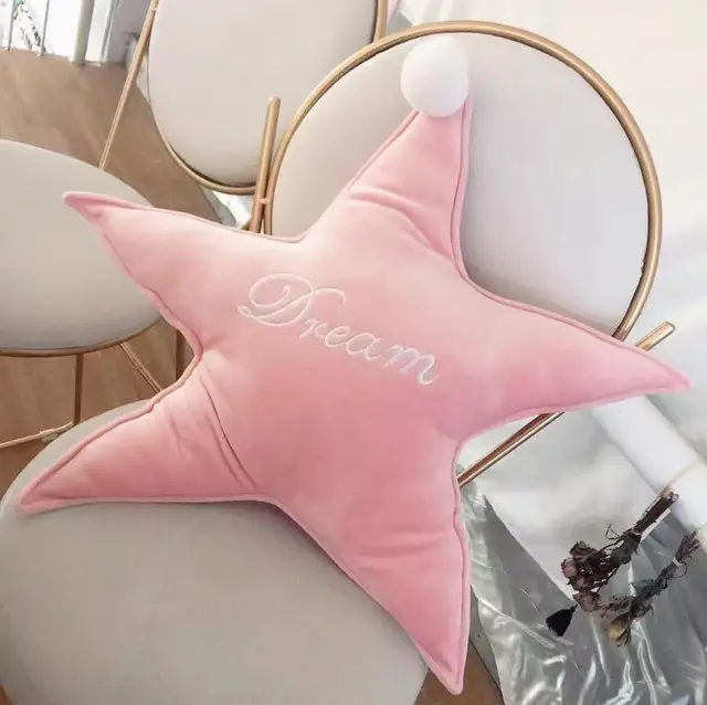 candy color cloud star moon pillow round shape stuffed soft ball pillow cushion home sofa decor pillow gift for baby sleeping