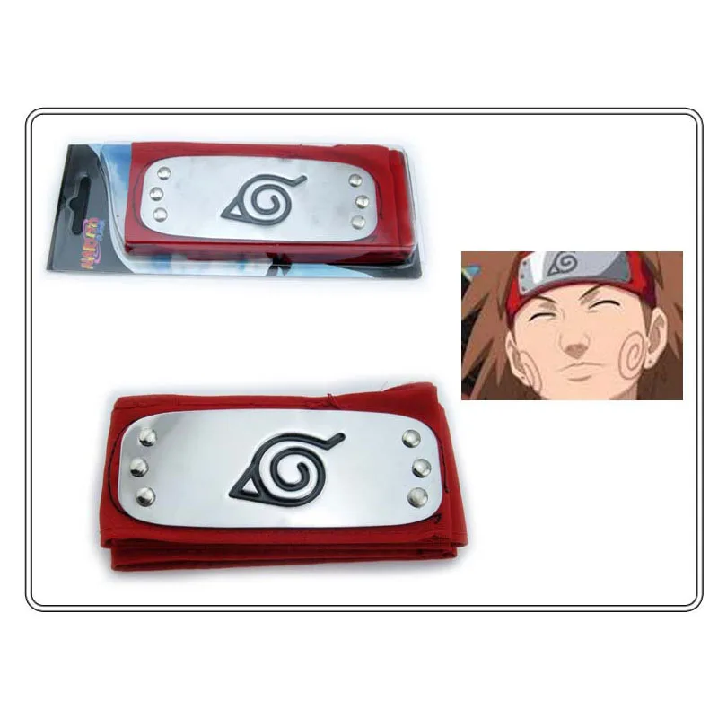 Повязка Naruto аниме косплей крутая Гаара орочимару головные уборы боль Итачи Учиха Саске Какаши лоб защитные игрушки для взрослых