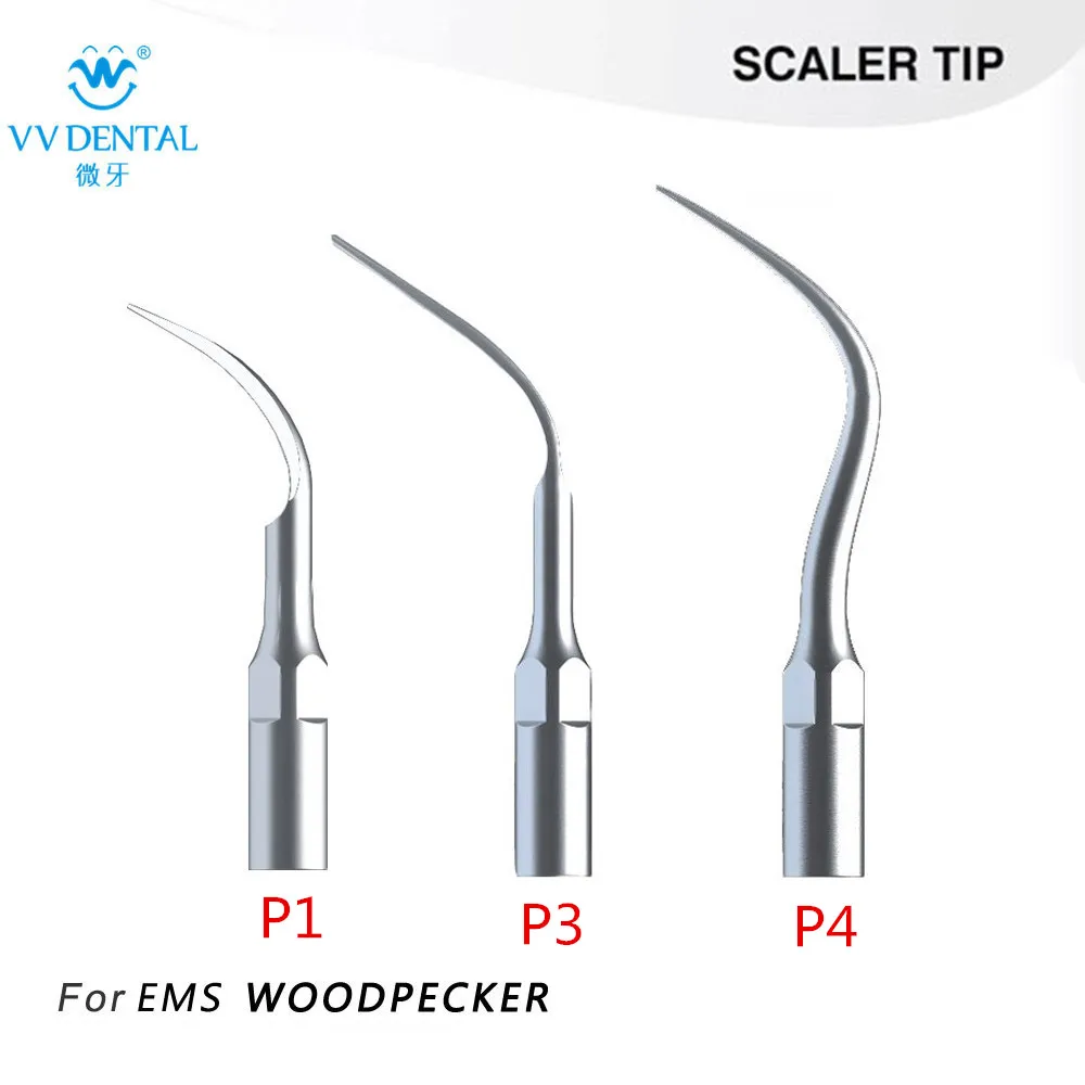 3 шт./лот ультразвуковые стоматологические скалеры P1 P3 P4 подходят для EMS/ WOODPECKER идеальное отбеливание зубов