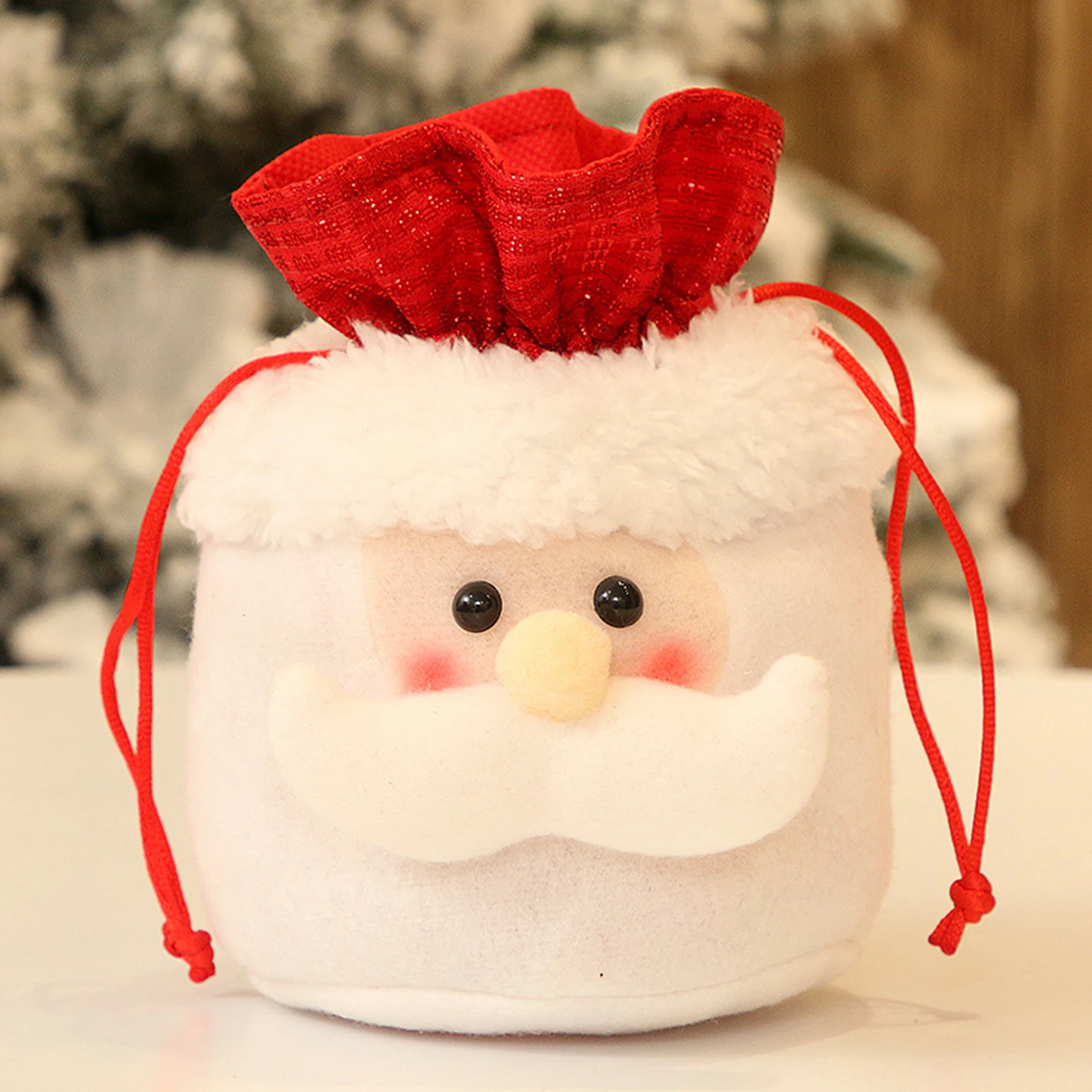 

15X18cm Christmas Decoration Gift Bag Christmas Candy Apple Bag Old Man Snowman Elk Candy Gift Bag Christmas Ornament