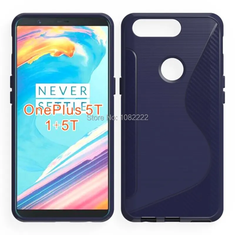 100 шт/партия,, мягкий чехол из ТПУ для Oneplus 5 T