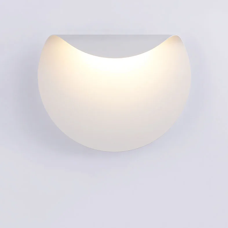 Minimalism LED Wall Mounted Lamp Painted Metal Round Iron LED Wall Light Contemporary Modern Wall sconce Lamp Bedside Light Study Room  (7)