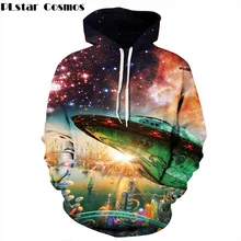 PLstar Cosmos 3d Hooded Men/Women Hoodies Print Cartoon Country UFO Galaxy Sweatshirts 3d Thin Pullovers size S-XXXL