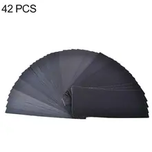 42Pc Wet Dry Sandpaper 120 To 3000 Grit Assortment Abrasive Paper Sheets For Automotive Sanding Wood Furniture Finishing