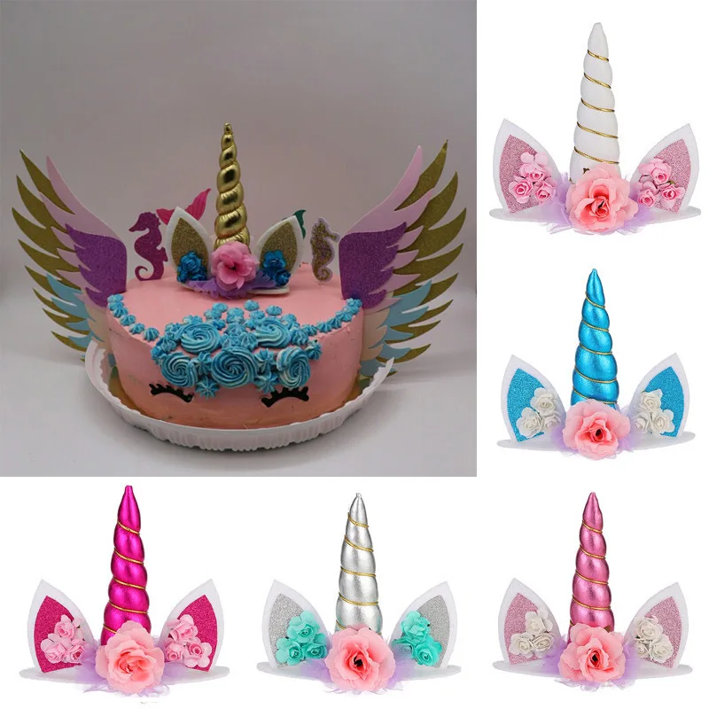 

Unicorn Cake Topper Unicorn Birthday Party Decor Kids Unicorn birthday Decor Unicorn Birthday Party Baby Shower supplies