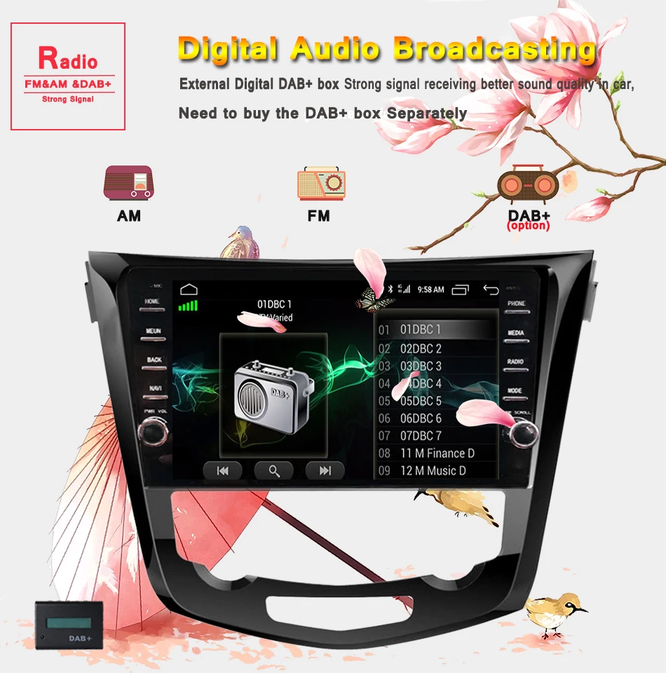 Discount Car Radio Multimedia DVD Video Player Navigation GPS Android 9.0 4G For Nissan X-Trail XTrail T32 T31 Qashqai J11 J10  2013-2019 10