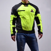 Топ хорошие мотоциклы куртка Высокая производительность гонки Костюмы ветрозащитный Теплый четыре сезона можно использовать 2 in1 и 5 шт. Броня nj-409 зеленый
