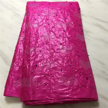 

High quality bazin riche getzner 2019 with stones beads african lace fabric 2018 high quality lace for wedding dress