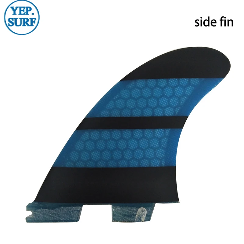 Плавник для серфинга Quilhas Fin FCSII Fin Blue K2.1 плавники из стекловолокна сотовые плавники для серфинга