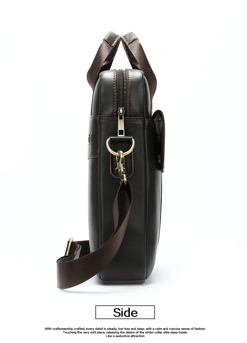 Men 's Bag Genuine Leather Shoulder Crossbody Bags for Men Handbags Flap Large Capacity Vintage Male Bag for Ipad phone 13
