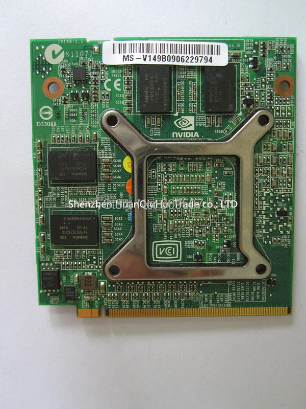 Новинка! Видеокарта NVIDIA Geforce 9600M GT 9600MGT MXM II, DDR2, 1024MB VGA G96-630-C1 vg.9pg06009