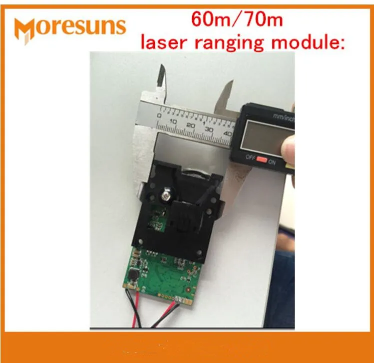 

Free Ship 2pcs/lot 60/70m phase laser ranging module digital sensors Distance Measuring serial port USB to RS232 TTL signal