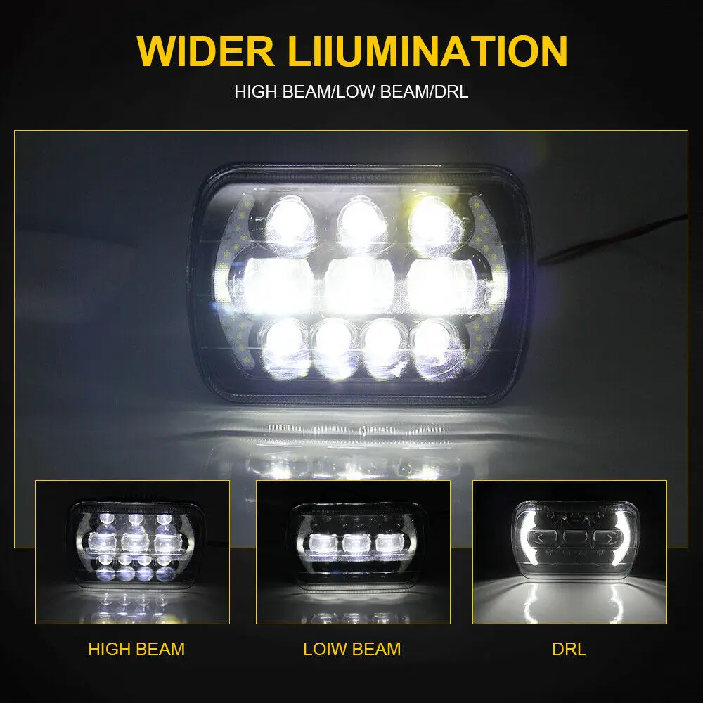 Светодиодный фонарь CO LIGHT 130 Вт 5X7 7X6 дюймов прямоугольный светодиодный морской