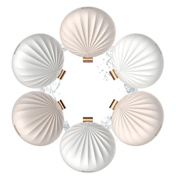 

Led Light Air Purifier Aromatherapy Diffuser Aroma Essential Oil Diffuser Shell Shape USB Aromatherapy Machine Home Car Office