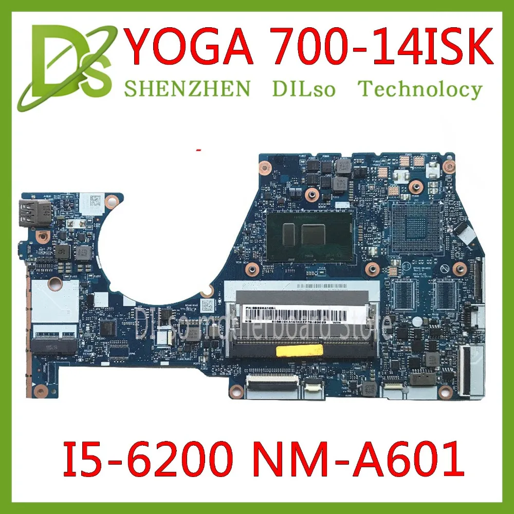 

KEFU BYG43 NM-A601 laptop mainboard for Lenovo Yoga700-14ISK YOGA 700-14ISK NM-A601 laptop motherboard I5 6200U original 100%