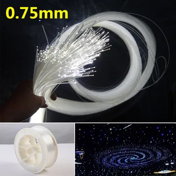 

Favorable Fiber Optic Light Strands 100/200/300/500pcs 0.75mm Length 2m for DIY Optic Fiber Light Cable Solution
