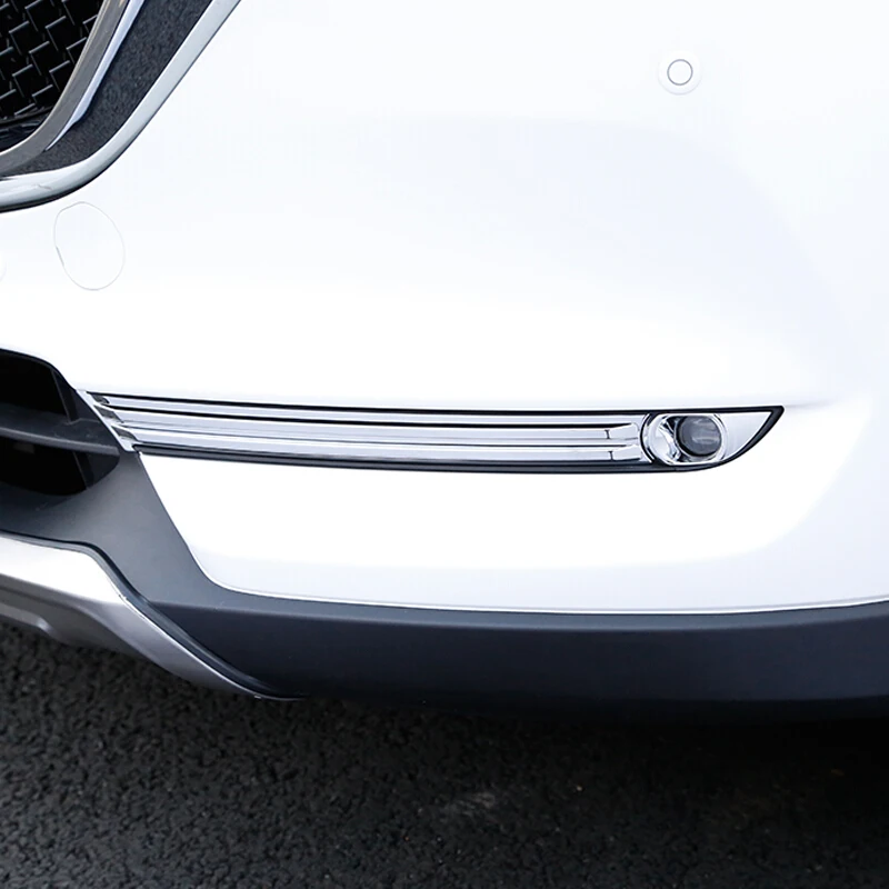 For-Mazda-CX5-CX-5-2017-2018-ABS-Chrome-Front-Fog-Light-Lamp-Eyebrow-Bumper-Eyelid (1)