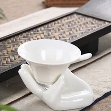 Керамический чайный сервиз ocarina GuanYinShou, Нефритовый фарфор) Аксессуары для чая,, фильтр
