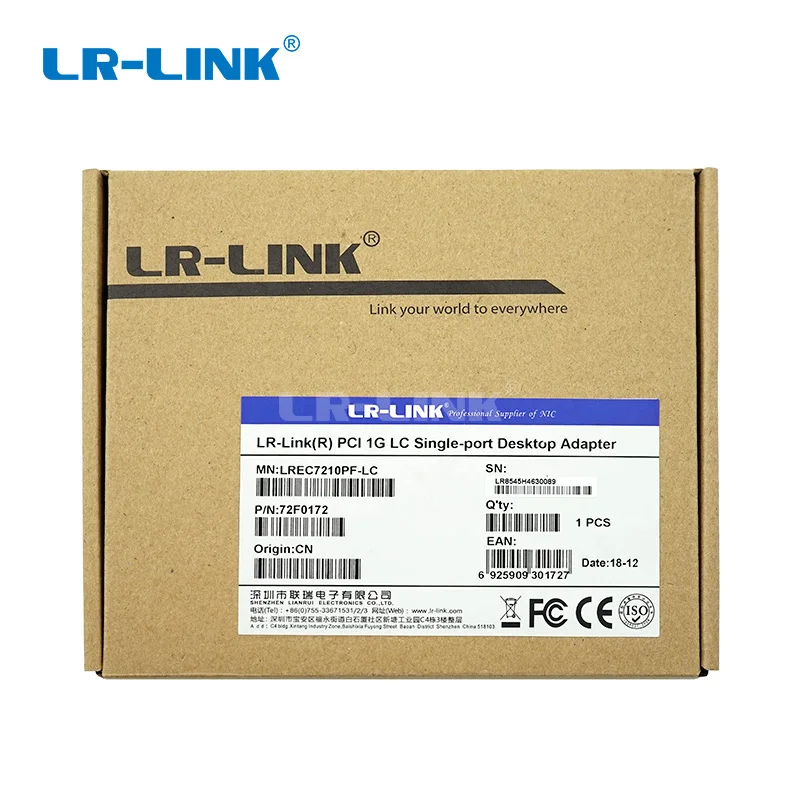 LR LINK 7210PF LC 1000BASE SX PCI Network card Fiber Optical Gigabit Ethernet Desktop Adapter Controller 5