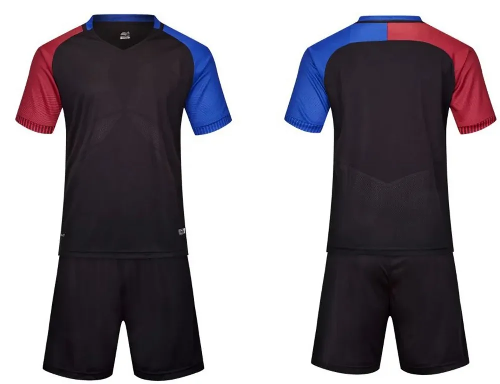 kids blank soccer sets boys plain football jerseys children soccer kits