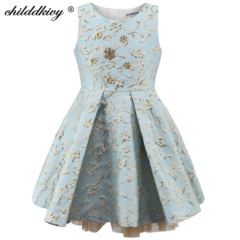 Детское осеннее платье принцессы для девочек Детские платья для девочек на день рождения, детское рождественское платье нарядное свадебное платье для маленьких девочек