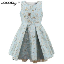 Детское осеннее платье принцессы для девочек Детские платья для девочек на день рождения, детское рождественское платье нарядное свадебное платье для маленьких девочек