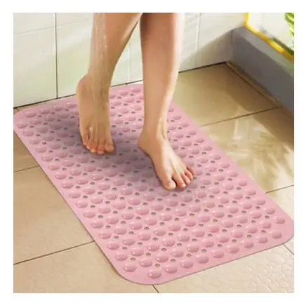 Non Slip Massage Mat Household Bathroom Shower Room Trigger Point Pad Pvc Pebble Tub Bathing Massager Suction Cup Stress Relax bathroom shower non slip mat massager strong suction cup sheet bath room door foot pad pvc tub bathing massage stress relax