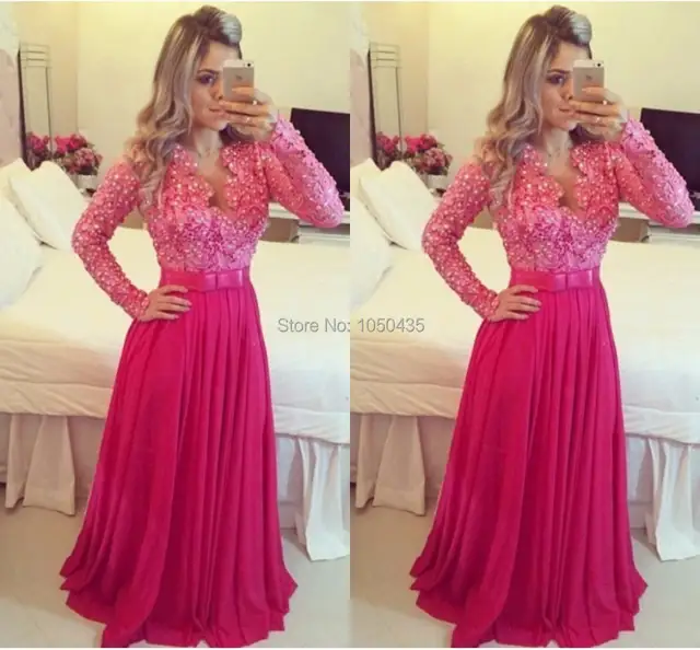 peach color dress online