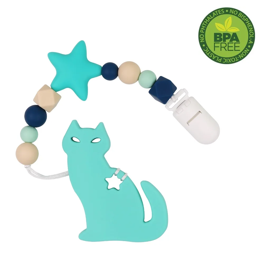 TYRY.HU 1 шт. силиконовый Прорезыватель для зубов лиса Соска пустышка игрушка