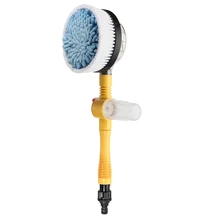 Высокая Давление Автомобильная щетка из вспененного материала вращающийся, автоматический губка шланг для мойки с стакан для мытья NR