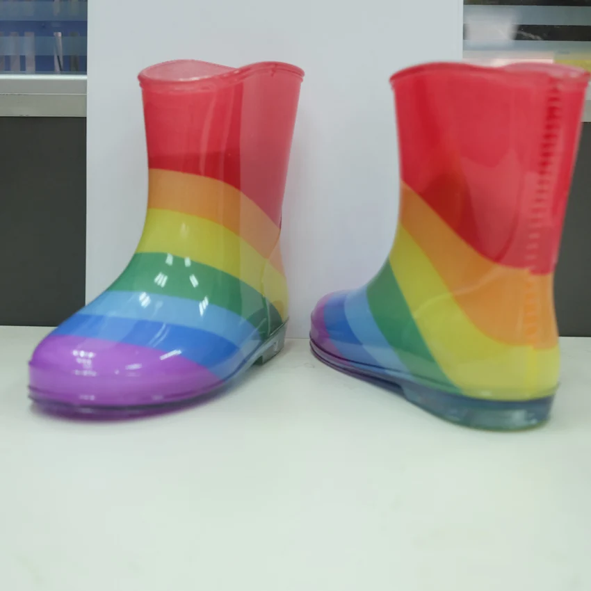 rainbow boots for kids