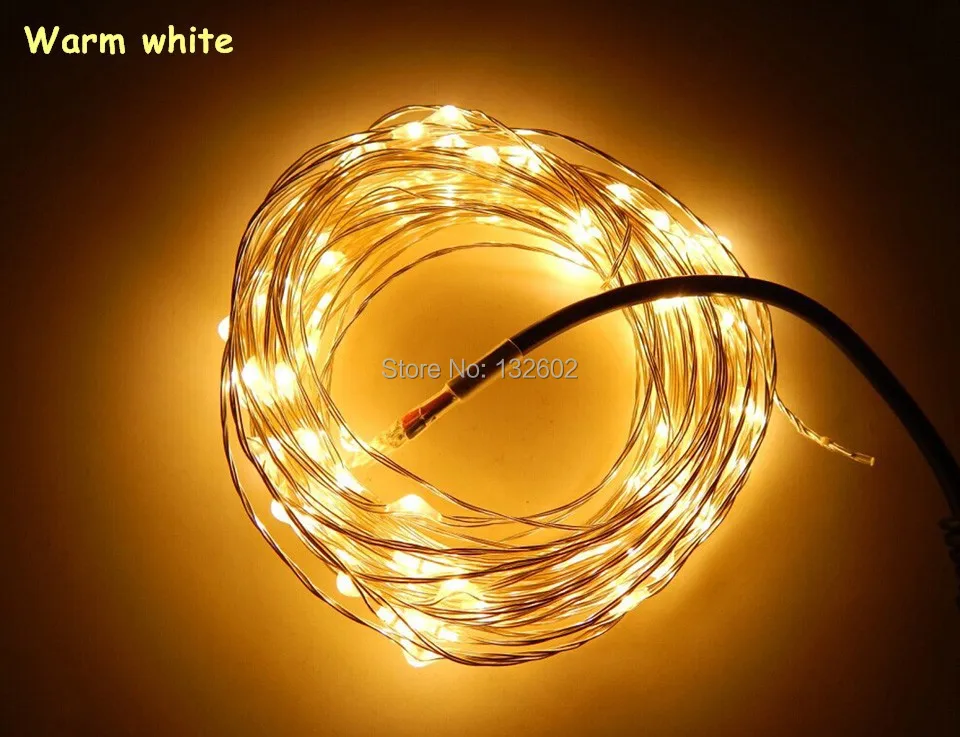 

9 Colors 5M 50 Leds Copper Wire LED String Light Starry Lights + Mini Dimmer + Power Adapter (UK,US,EU,AU Plug)