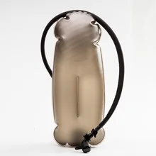 loveslf TPU 2.5L Portable outdoor climbing bike tourism and other multi-purpose sports straws water bag brown color