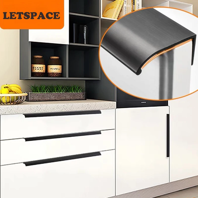 kitchen cabinet door knobs black modern simple cabinet door edge handle wardrobe drawer pulls black furniture handle zinc alloy kitchen cabinet knob 160mm kitchen cabinet door knobs black modern simple cabinet door edge handle wardrobe drawer pulls black furniture handle zinc alloy kitchen cabinet knob 160mm