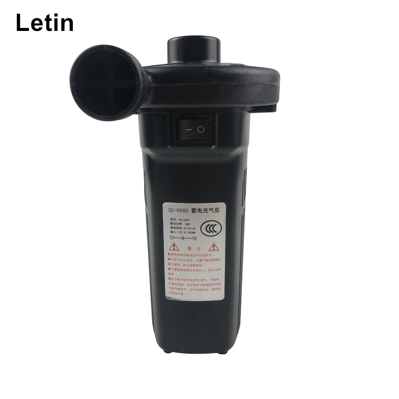 Letin 240 V/12 V перезаряжаемый аккумулятор электрический насос для надувания