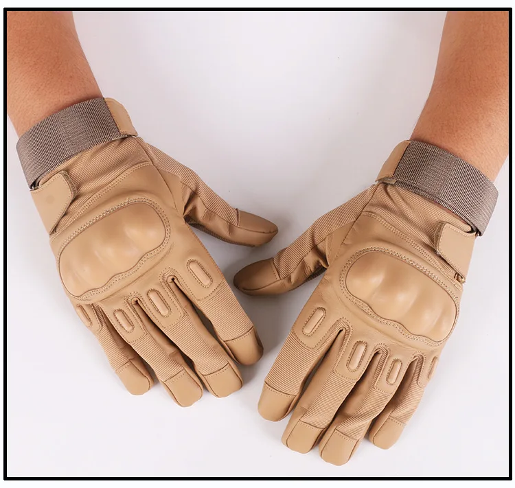 Мужские тактические перчатки из искусственной кожи на весь палец, армейские перчатки для спортзала SWAT, военные перчатки, велосипедные перчатки