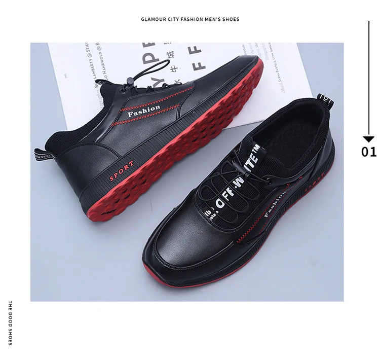 Летняя мужская обувь спортивная обувь мужская повседневная обувь трендовая черно-белая обувь EVA водонепроницаемая обувь на шнуровке
