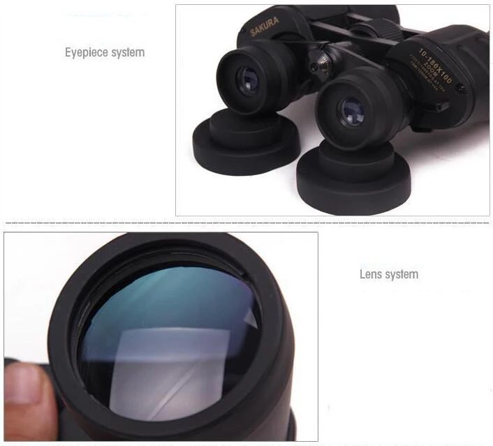 Binóculos Telescópio Lente Objetiva de Alta Potência Ajustar Binocolares Visão Noturna Profissional para a Caça Assistindo 10180x100 Telescópio e binóculos 7 10-180x100 binóculos telescópio lente objetiva de alta