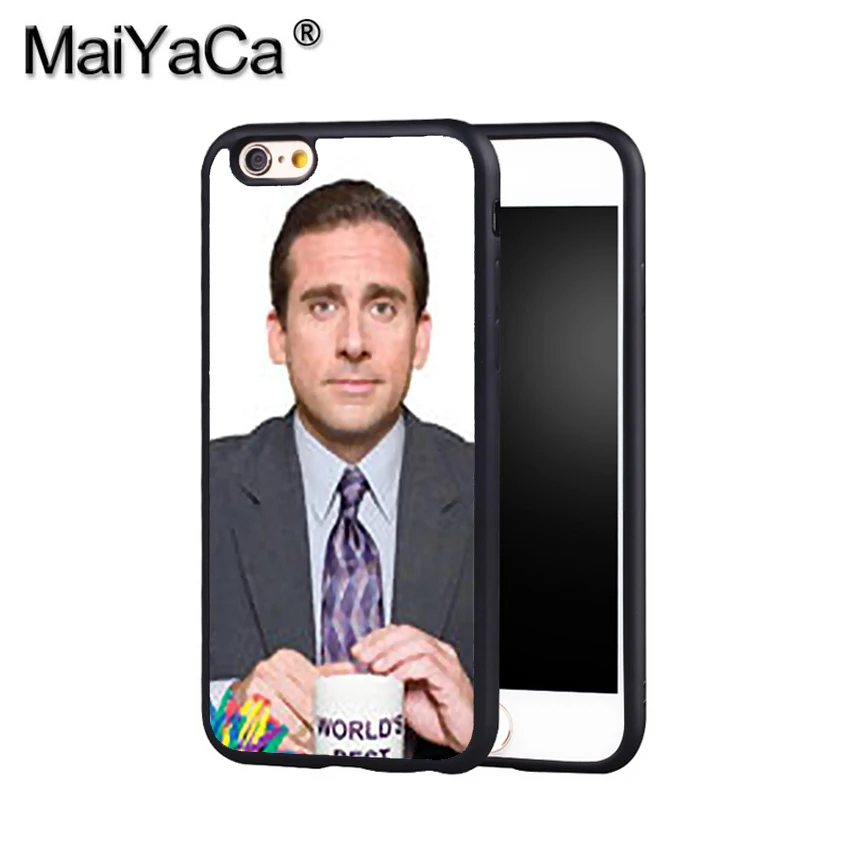 MaiYaCa Michael Scoot The Office 4 Phone Case Cover For Iphone X 8 6 6S Plus 7 5 5S 5C 4S SE Print Soft Rubber |
