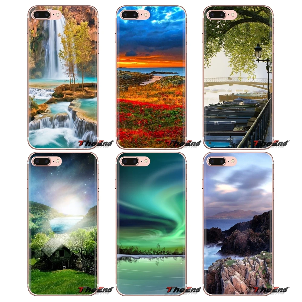 For LG Spirit Motorola Moto X4 E4 E5 G5 G5S G6 Z Z2 Z3 G2 G3 C Play Plus Mini Silicone Case Cover Beautiful Nature HD Wallpapers |